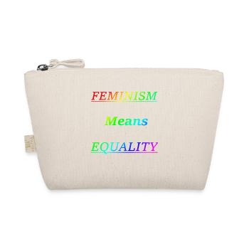 Feminism means equality - Trousse biologique - nature - Devant