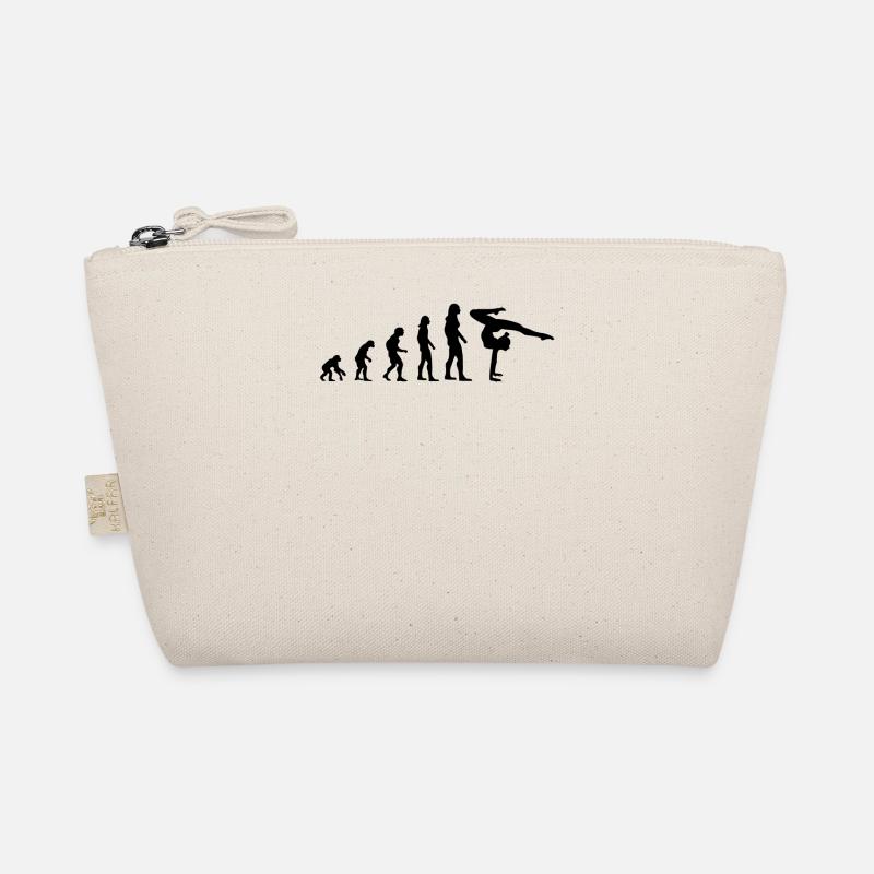 Gymnastin Gymnastik Evolution Geschenk Damen Bio-Täschchen