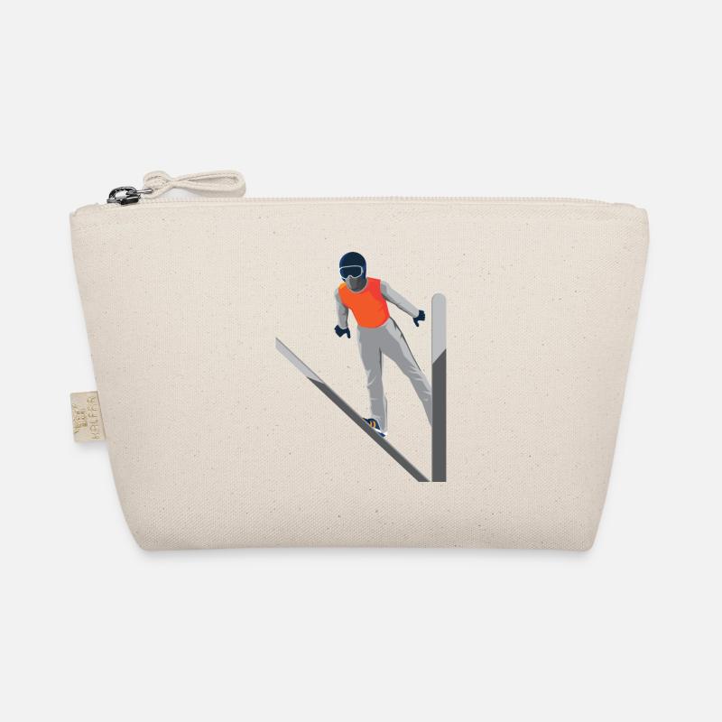 Skispringer Bio-Täschchen