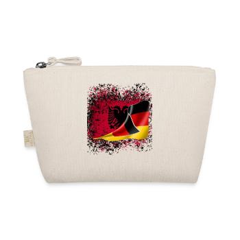 Amitié Albanie Drapeau allemand drapeau chemise - Trousse biologique - nature - Devant