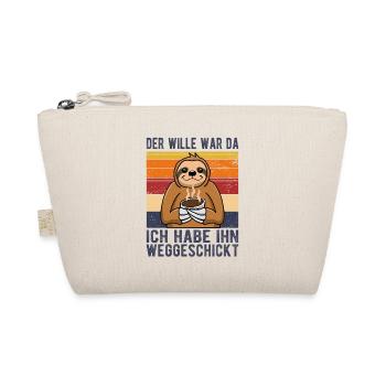 Der Wille war da ich habe ihn weggeschickt - Bio-Täschchen - Natur - Vorne