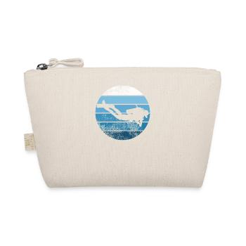 Retro Scuba Tauchen Taucher Geschenk Scuba Diving - Bio-Täschchen - Natur - Vorne