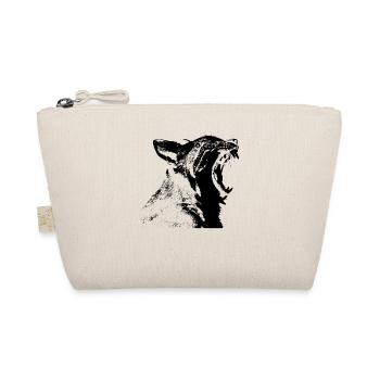 Lynx Motif Wildcat Lynx Motif Cat - Organic Pouch - nature - Front