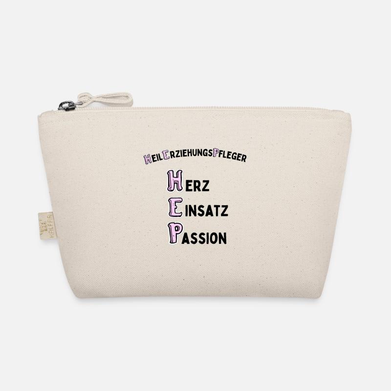 Heilerziehungspfleger mit Hetz Einsatz und Passion Bio-Täschchen