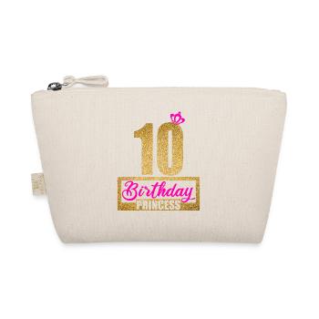 10th Birthday 10 years 10th Birthday Princess - Organic Pouch - nature - Front