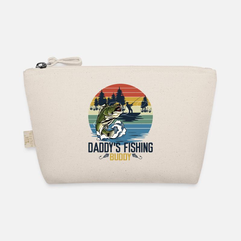 Daddy and Daddy's Fishing Buddy - Bio-Täschchen - Natur