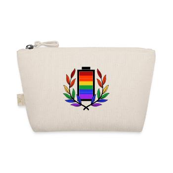 Batterie batterie LGBT Homosexualité Gay Pride - Trousse biologique - nature - Devant