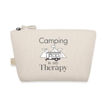Camping Road Trip Is My Therapy - Organic Pouch - nature - Front