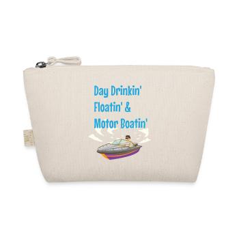 Boat and motorboat captain and boating - Organic Pouch - nature - Front