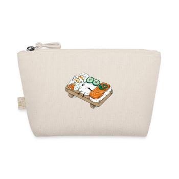 Sushi Japanese Kawaii Anime Drawing Gift - Organic Pouch - nature - Front