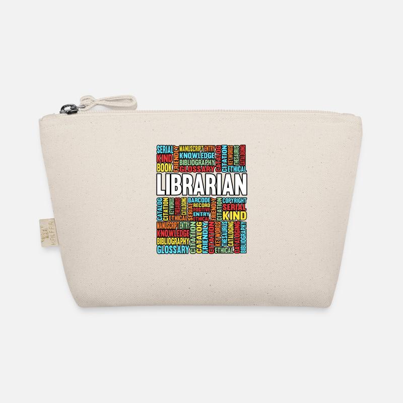 Library Book E-Book Thriller Writer Organic Pouch