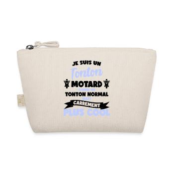 Je Suis Un Tonton Motard, Comme Un Tonton Normal, - Trousse biologique - nature - Devant