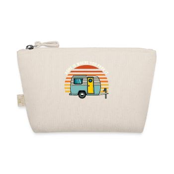 Camping caravan holiday camper camper camping - Organic Pouch - nature - Front