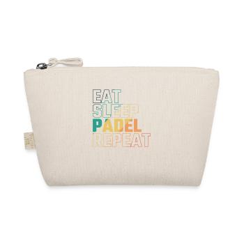 Eat Sleep Padel Repeat - Bio-Täschchen - Natur - Vorne