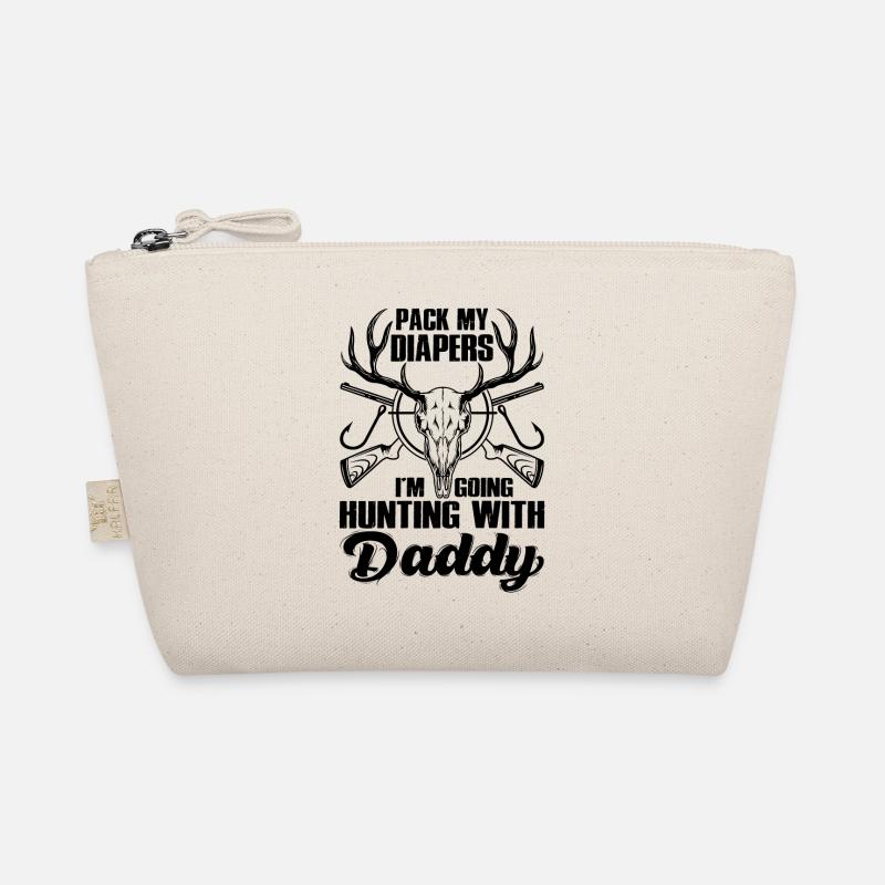 Pack My Diapers I'm Going Hunting With Daddy Organic Pouch