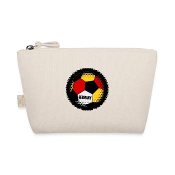 Germany Flags Soccer Illustration - Organic Pouch - nature - Front