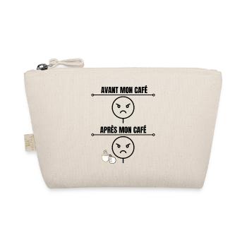 Avant Et Après Mon Café Humour - Trousse biologique - nature - Devant