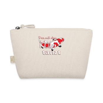 Tanzen Koi Karpfen Design Geschenk - Bio-Täschchen - Natur - Vorne