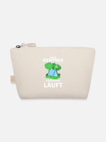 Bald Rentner Countdown läuft - Bio-Täschchen - Natur - Vorne