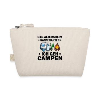 Camper und Rentner - Bio-Täschchen - Natur - Vorne