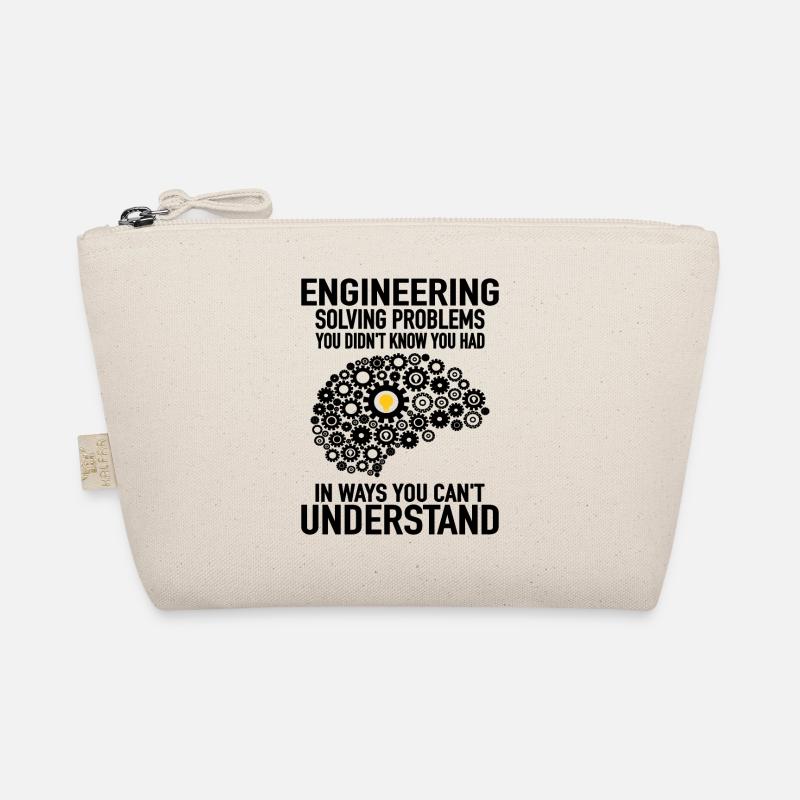 Ingenieur Engineering Engineer Zahnrad Techniker - Bio-Täschchen - Natur