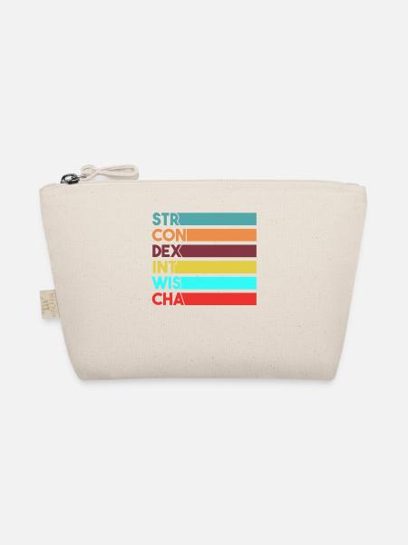 Gamer Stats Gift - Organic Pouch - nature - Front