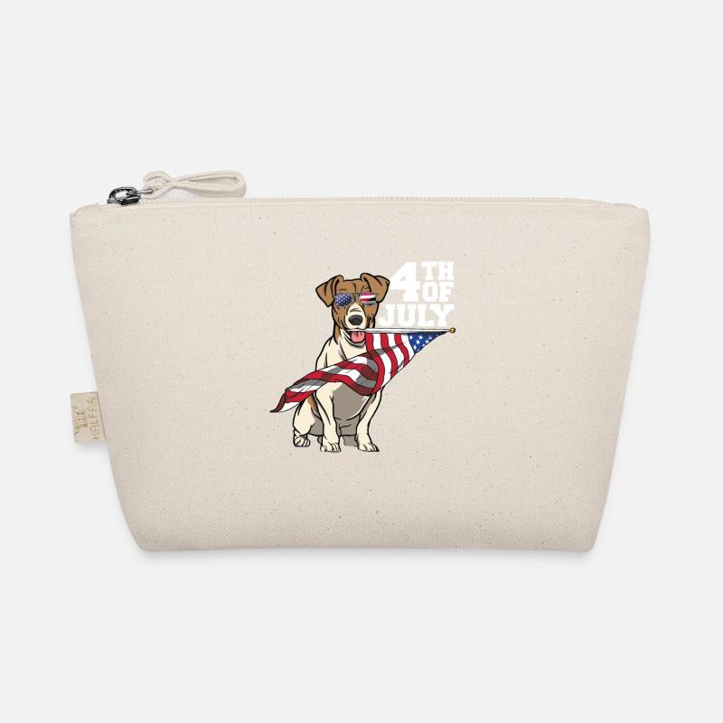 Beagle Hund 4 July Amerika Unabhängikeit Geschenk Bio-Täschchen