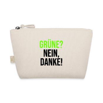 Grüne? Nein Danke! Anti Grünen - Bio-Täschchen - Natur - Vorne