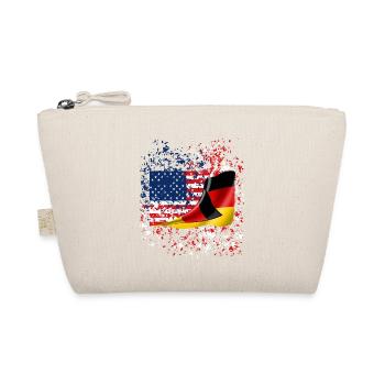 Freundschaft USA Deutsch - Bio-Täschchen - Natur - Vorne