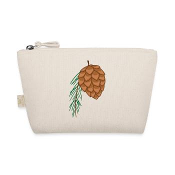 fir cone - Organic Pouch - nature - Front