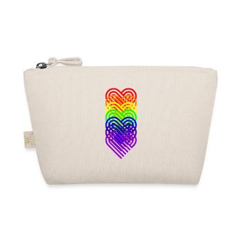 Regenbogen, Regenbogen, Regenbogen, Regenbogen, Regenbogen - Bio-Täschchen - Natur - Vorne