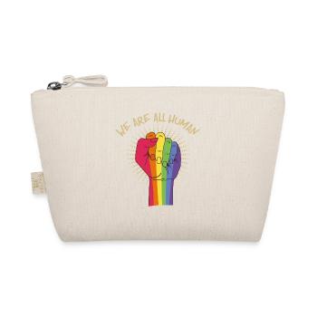 Gay Pride LGBTQ Nous sommes tous les hommes cadeau - Trousse biologique - nature - Devant