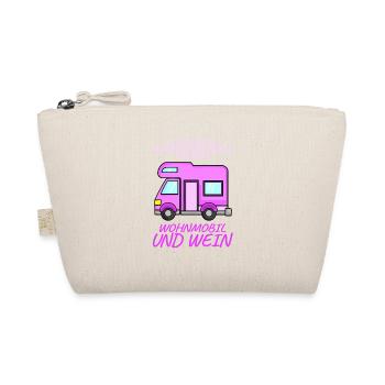 Wohnmobil und Wein - Bio-Täschchen - Natur - Vorne