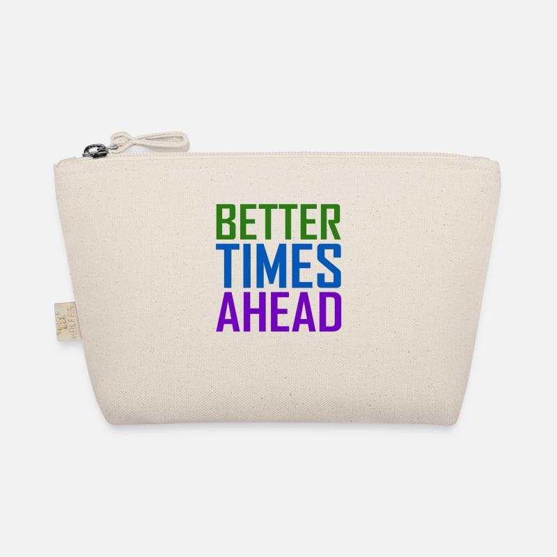 Better Times Ahead Rainbow Colorful Statement Bio-Täschchen