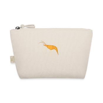 Origami shrimp as paper form - Organic Pouch - nature - Front