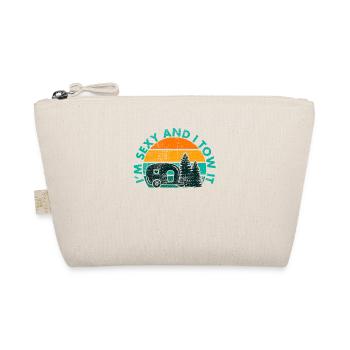 Lustige Camping RV Ich bin sexy und ich tow It Caravan Car - Bio-Täschchen - Natur - Vorne