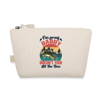 I'm Proof Daddy Doesn't Fish Vintage Onesie - Organic Pouch - nature - Front