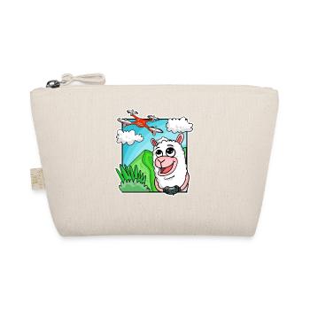 Drone Quadcopter Drone Pilot Drone Alpaca - Organic Pouch - nature - Front