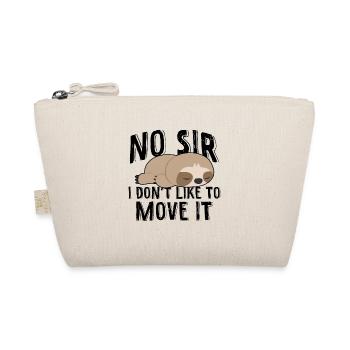 Funny Cat Saying Funny Laziness Saying M - Organic Pouch - nature - Front