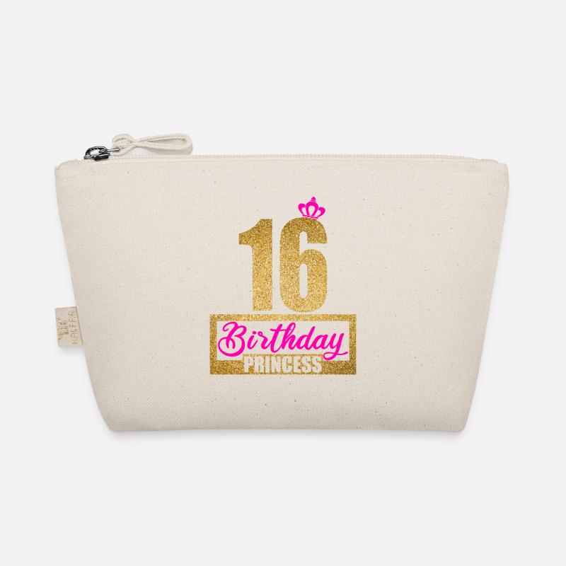 16th Birthday 16 years 16th Birthday Princess Organic Pouch