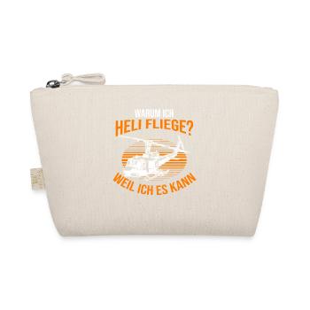 Helikopter Hubschrauber Pilot Hubschrauberpilot - Bio-Täschchen - Natur - Vorne