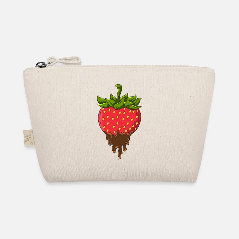 Erdbeere mit Schokolade Bio-Täschchen