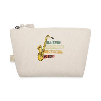 Saxophonist Saxophone player Brass Saxophone - Organic Pouch - nature - Front