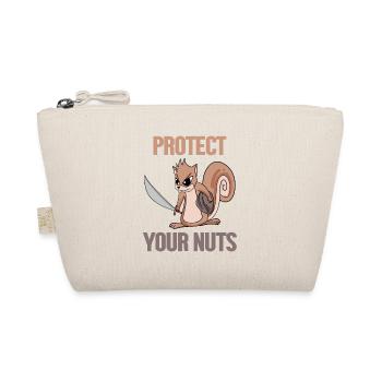 Funny squirrel gift - Organic Pouch - nature - Front