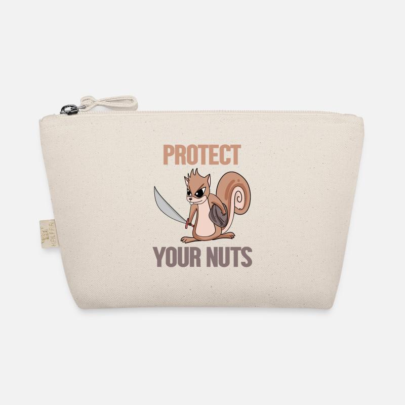 Funny squirrel gift Organic Pouch