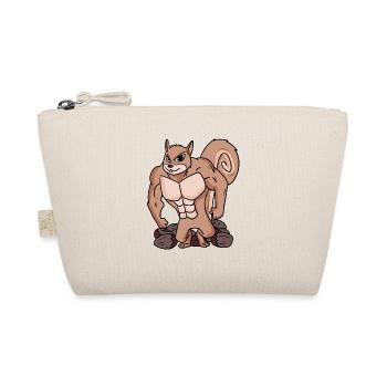 Squirrels with muscles - Organic Pouch - nature - Front
