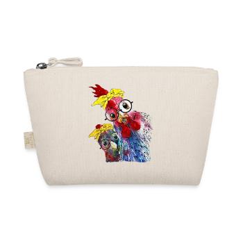 Un poulet drôle, du poulet, du poulet à lunettes - Trousse biologique - nature - Devant