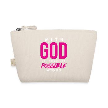 Tout est possible avec Dieu - Trousse biologique - nature - Devant