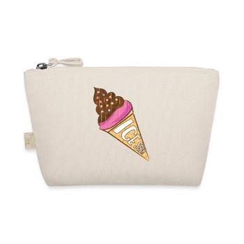 Ice cream Ice cream Summer saying gift - Organic Pouch - nature - Front