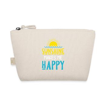 sonne sonnenschein happy - Bio-Täschchen - Natur - Vorne
